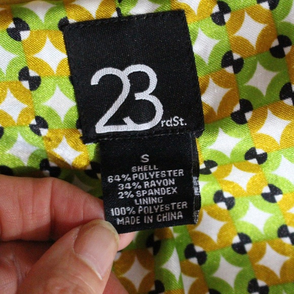 23rdst, yellow collar jacket with 3/4 sleeves - Picture 7 of 10